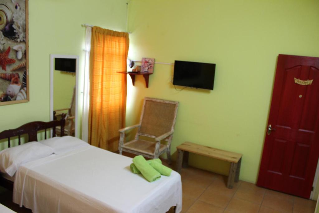 Voodi või voodid majutusasutuse SM Lodge toas