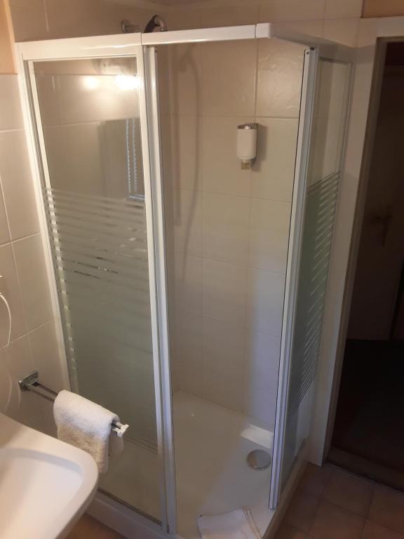 Koupelna v ubytování Hotel Feiler