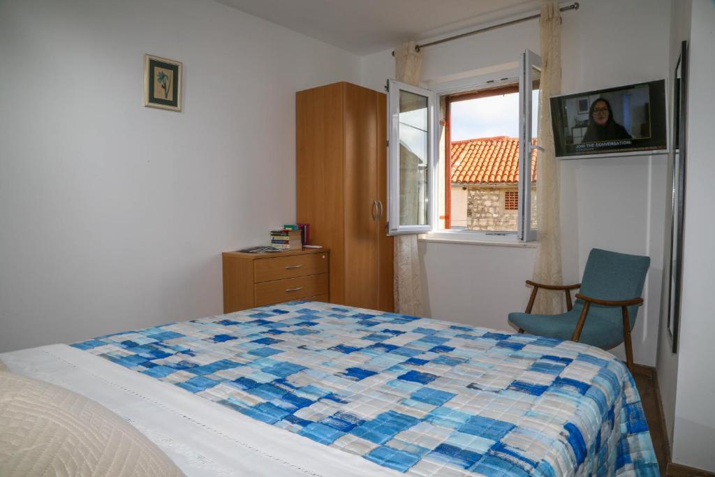 Postel nebo postele na pokoji v ubytování Apartments Seka