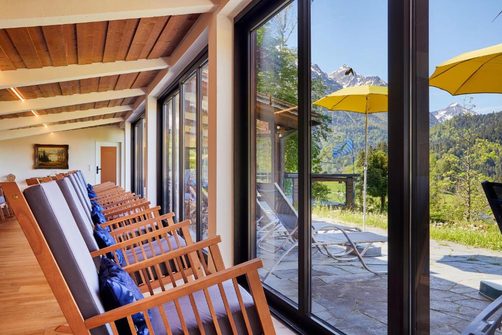 Balkón nebo terasa v ubytování Hotel Prinz-Luitpold-Bad