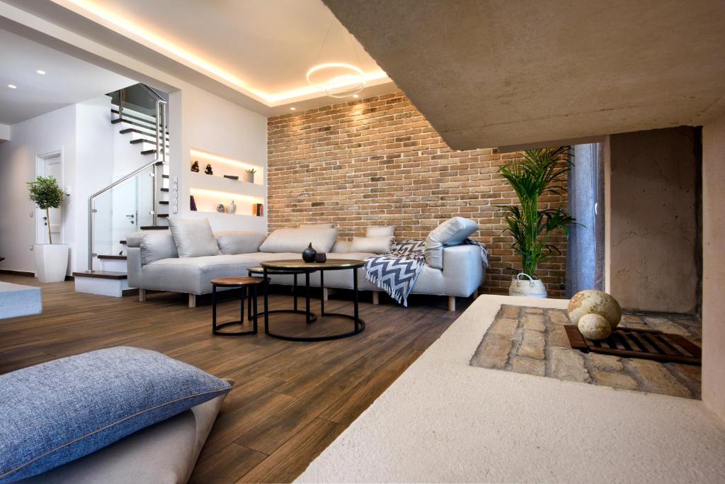Posezení v ubytování Corfu Seaview Maisonette - Sopra il Mare