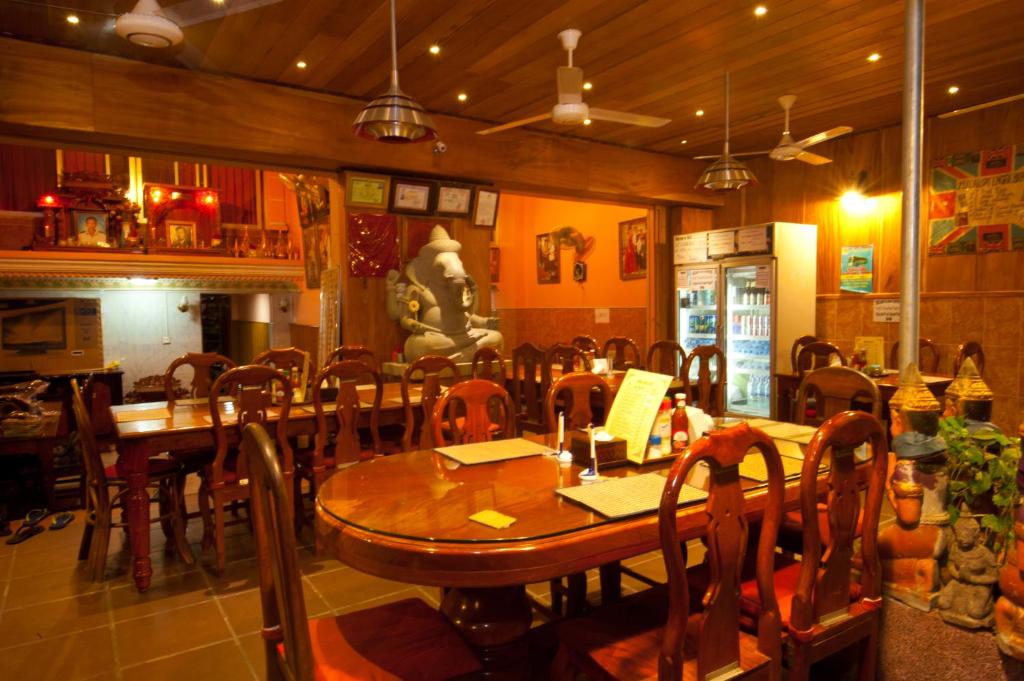 Restaurace v ubytování Okay Guesthouse Phnom Penh