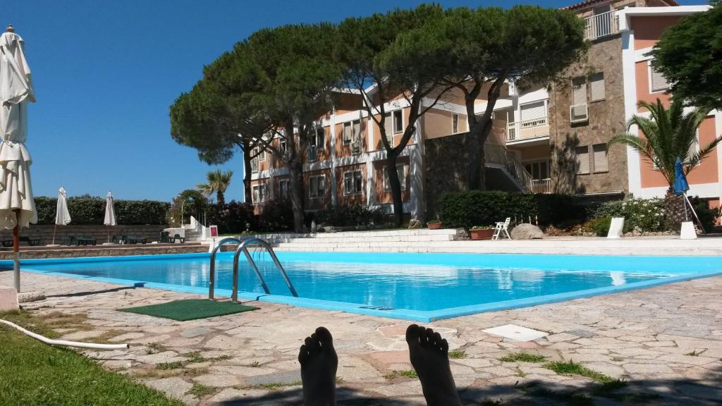 Swimmingpoolen hos eller tæt på La Casa di Gavino