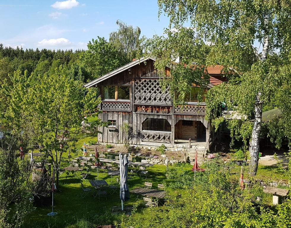 Vonkajšia záhrada v ubytovaní Koanzhaus, Troadkasten