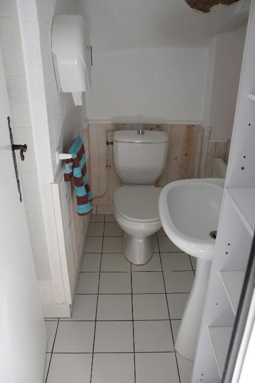 Koupelna v ubytování Au Petit chez Soi
