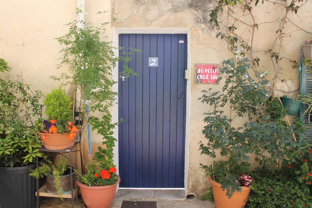 Zahrada ubytování Au Petit chez Soi