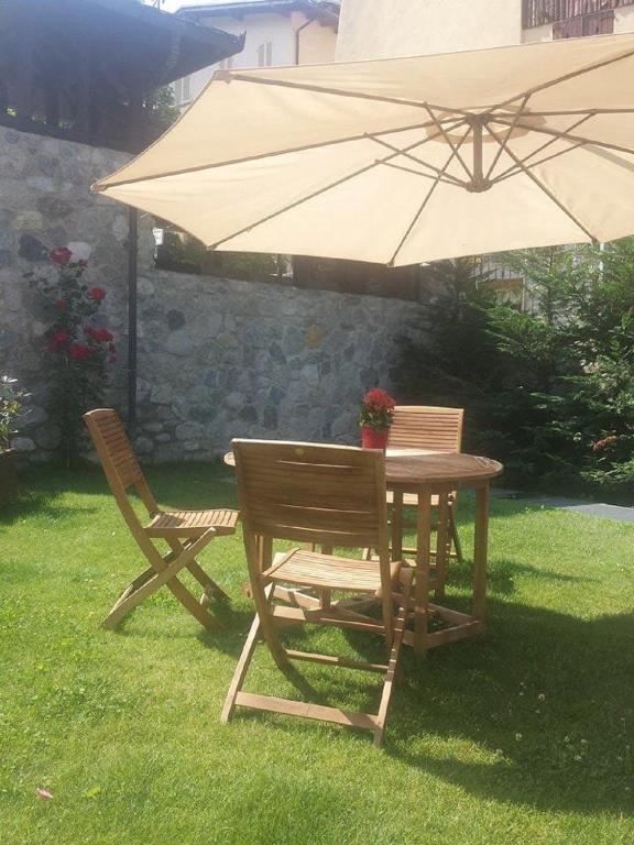 Zahrada ubytování Chalets Mignon