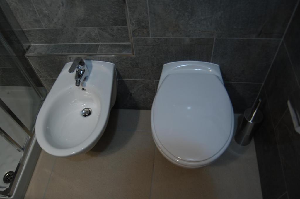 Koupelna v ubytování B&B Al Mulino