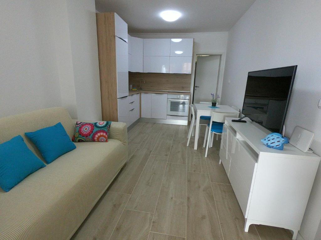 Kuchyň nebo kuchyňský kout v ubytování Apartman Matej -Selce