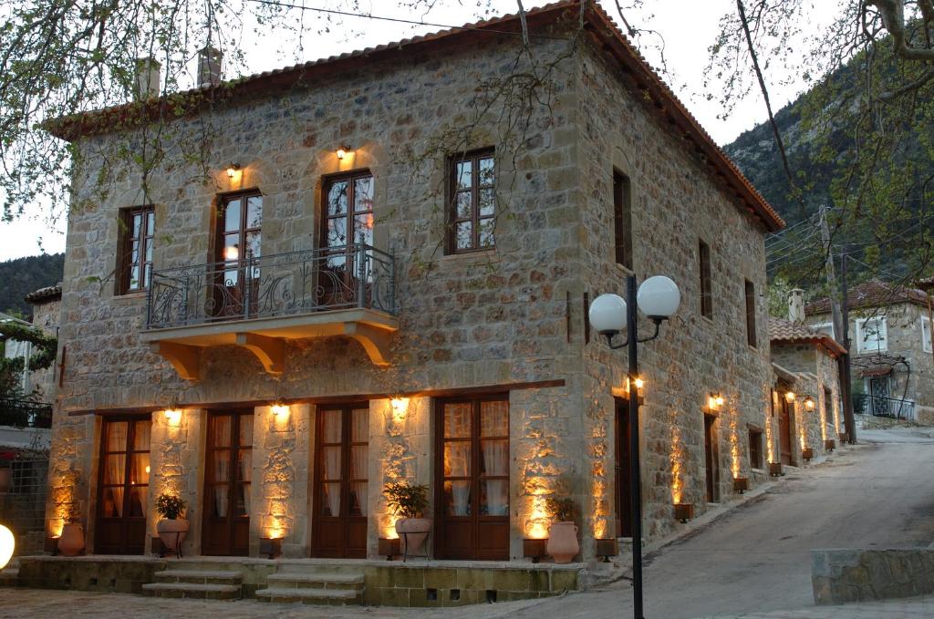 The building in which a vendégházakat is located
