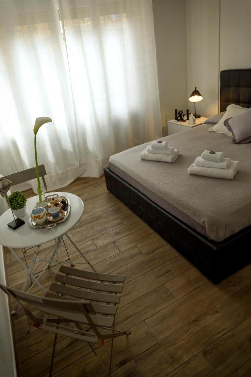 Letto o letti in una camera di B&B L'Arca Di Noè