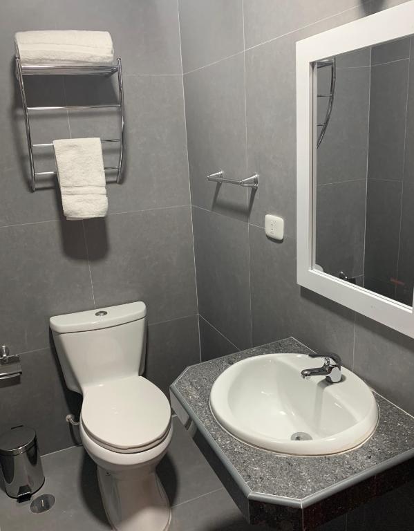 Vannituba majutusasutuses Hotel Daylu