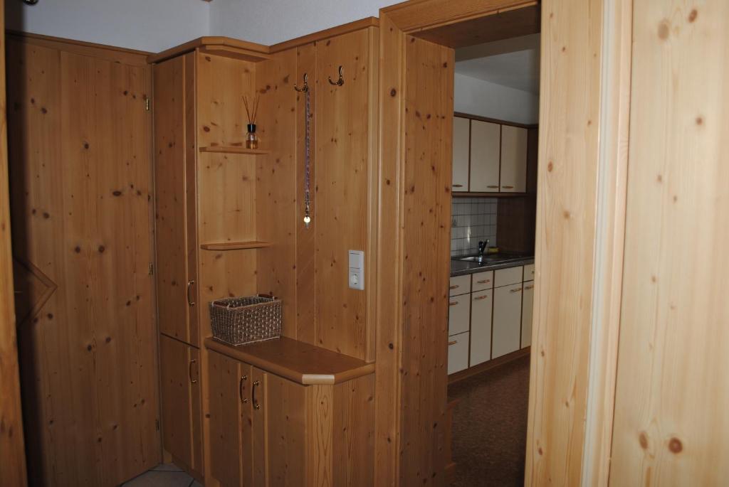 Kuchyň nebo kuchyňský kout v ubytování Apartment Maierhof
