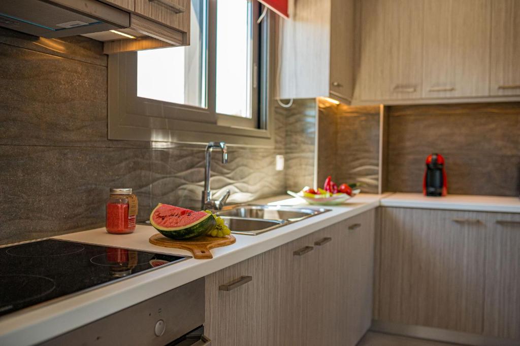 Kuchyň nebo kuchyňský kout v ubytování Vizantida Maisonette, By TK Property Management