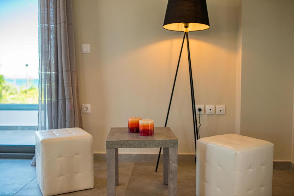 Posezení v ubytování Vizantida Maisonette, By TK Property Management