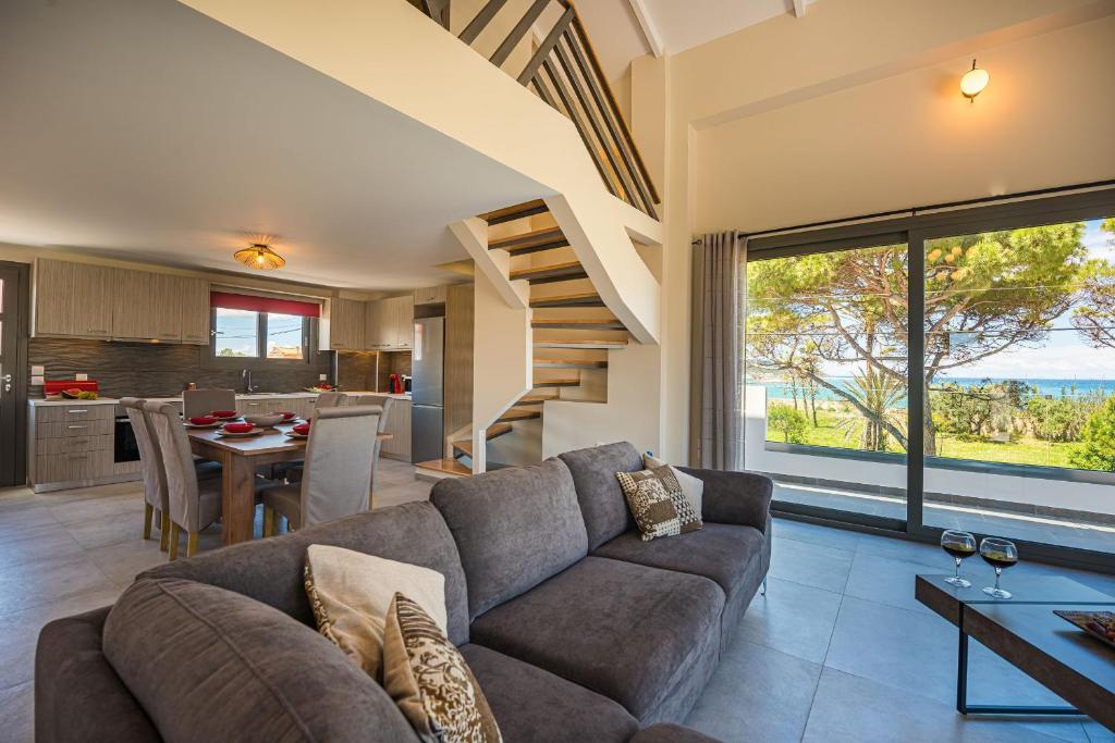Posezení v ubytování Vizantida Maisonette, By TK Property Management