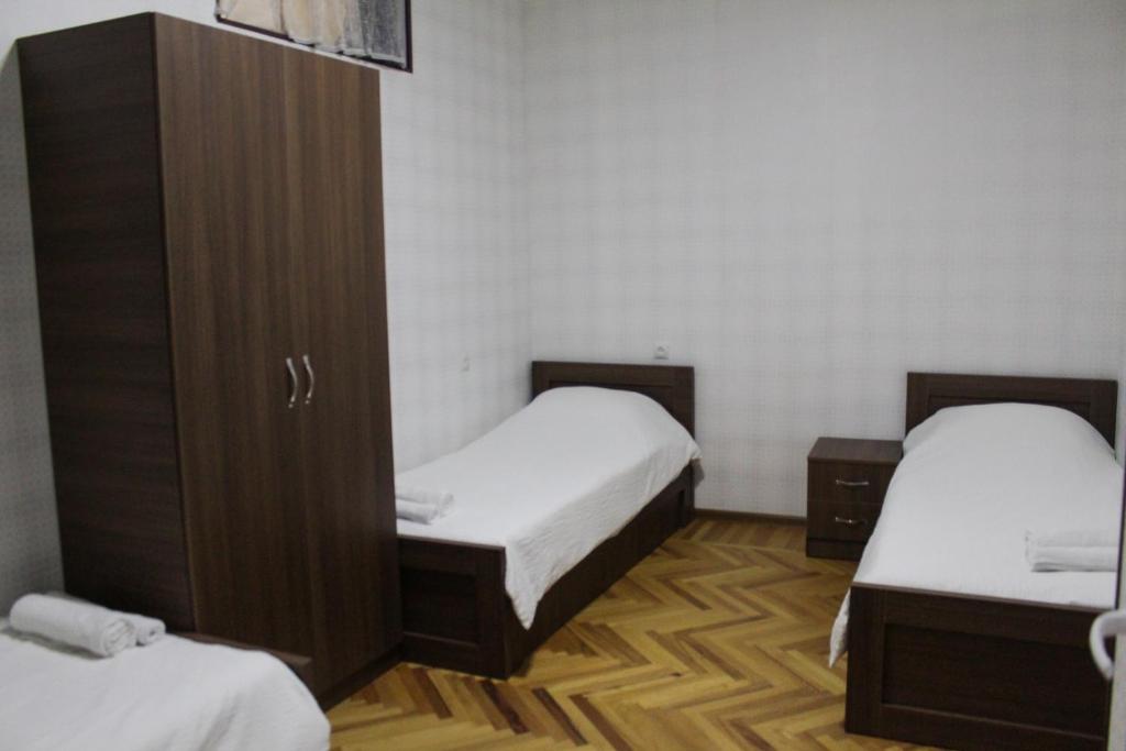 Llit o llits en una habitació de Bagration