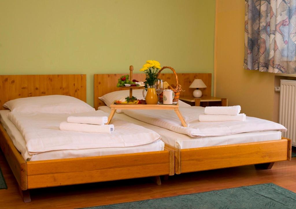Postel nebo postele na pokoji v ubytování Motel Kod Bakija