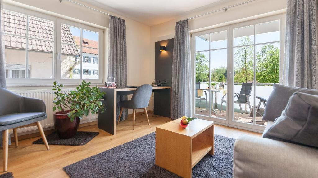 Posezení v ubytování Boutiquehotel zur Winzerstube - Adults Only