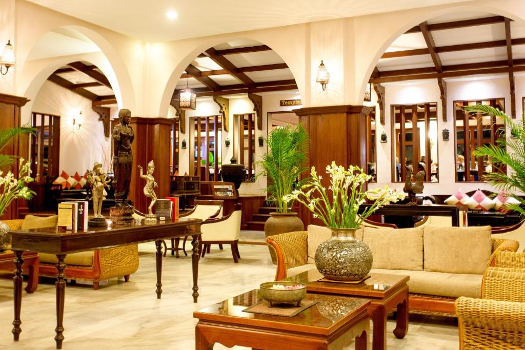 Posezení v ubytování Royal Angkor Resort & Spa
