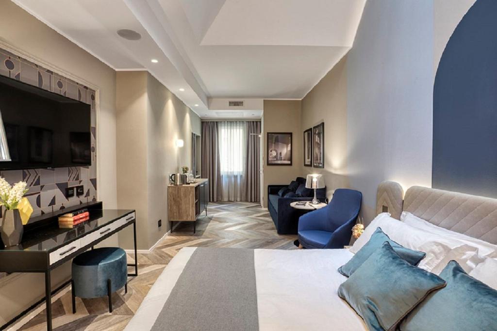 Televízia a/alebo spoločenská miestnosť v ubytovaní Italianflat - Design rooms Verona