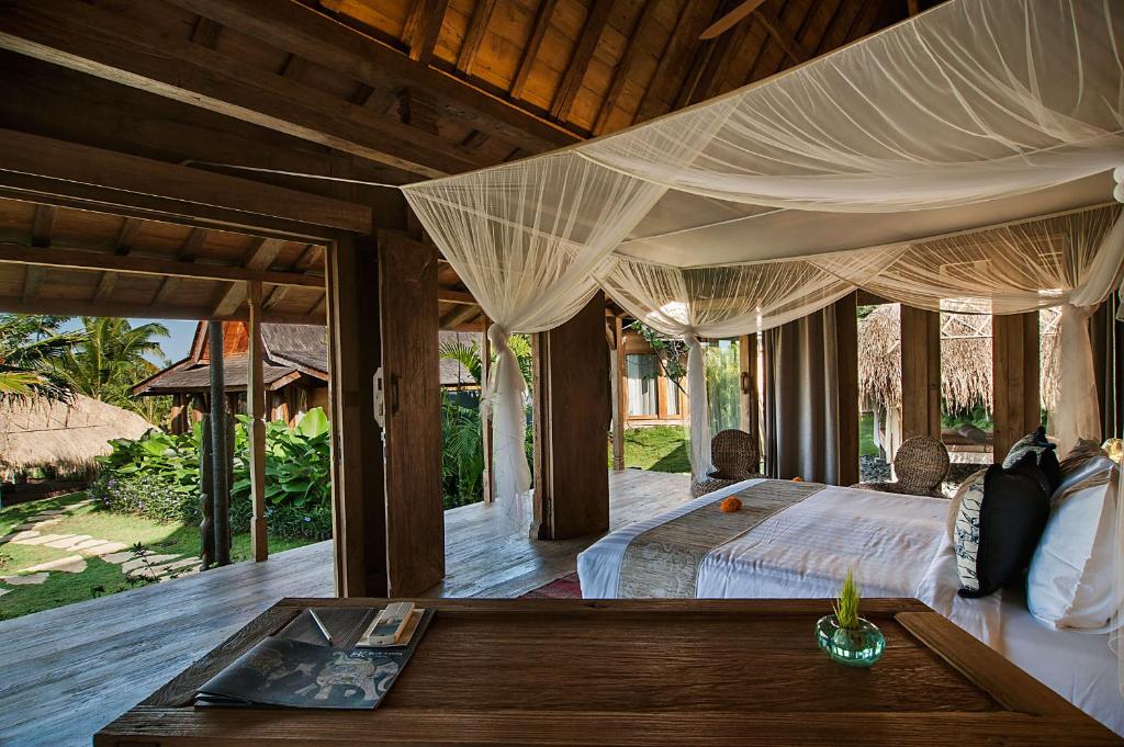 Posezení v ubytování Blue Karma Dijiwa Ubud