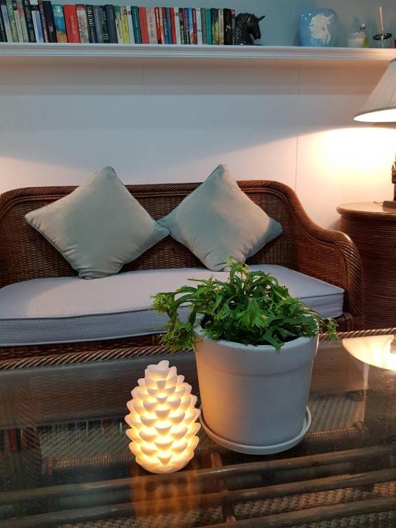 Posezení v ubytování BaanBusarin Hotel