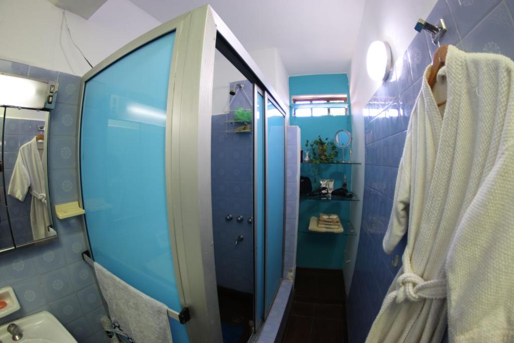 Koupelna v ubytování Casa Alberdi