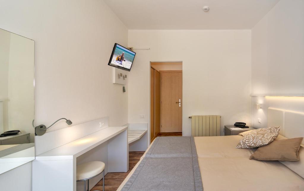TV a/nebo společenská místnost v ubytování Hotel Hermitage