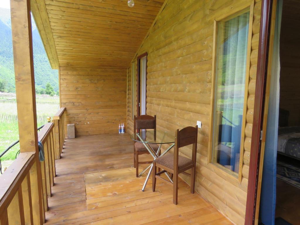 Balkón nebo terasa v ubytování Guest House Guli