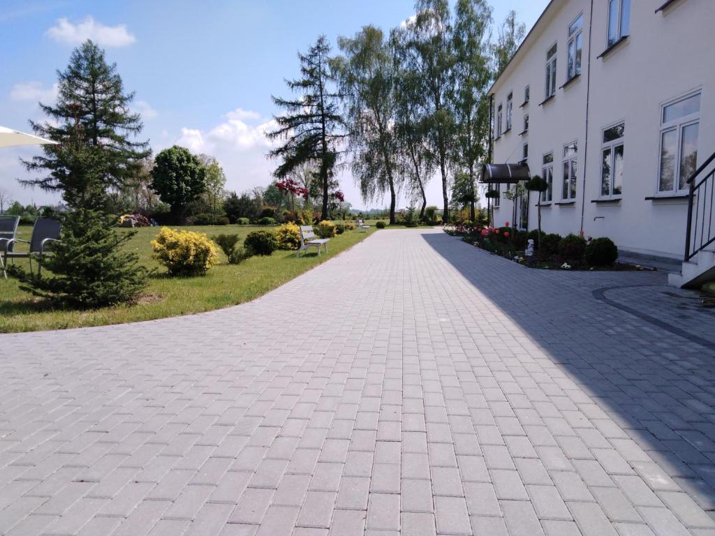 Vonkajšia záhrada v ubytovaní Centrum Wypoczynkowe COMPLEX