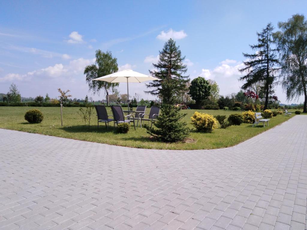 Vonkajšia záhrada v ubytovaní Centrum Wypoczynkowe COMPLEX