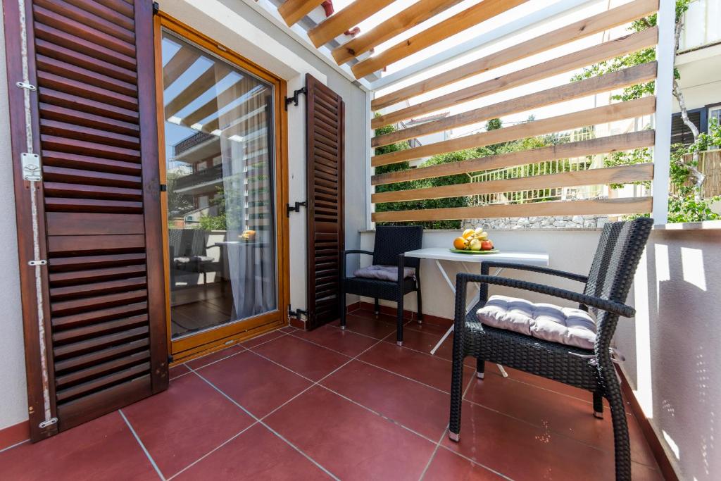 Balkón nebo terasa v ubytování Casa Dubi Hvar