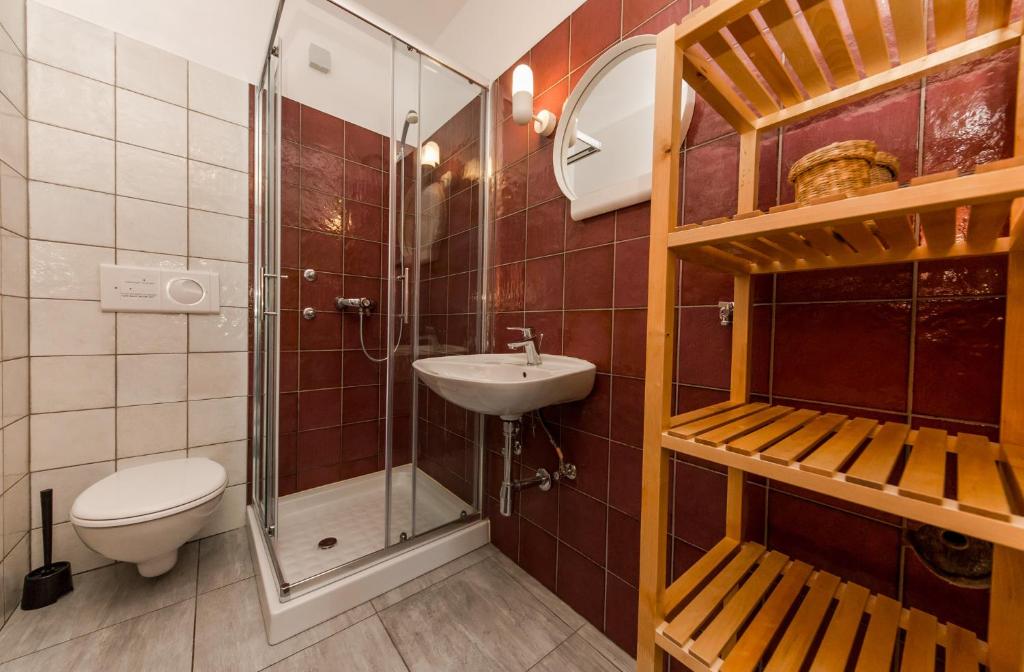 Koupelna v ubytování Casa Dubi Hvar