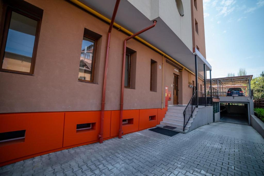 Budova, kde se aparthotel nachází