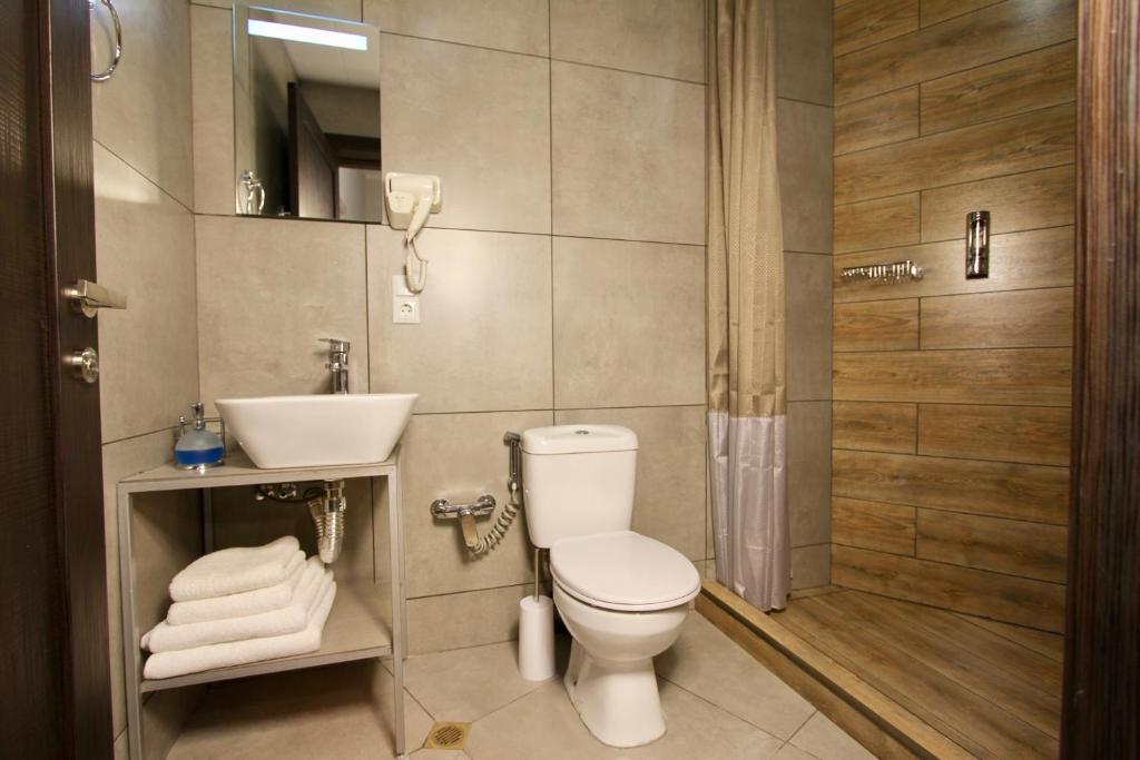 Koupelna v ubytování Apart-hotel TARHUN