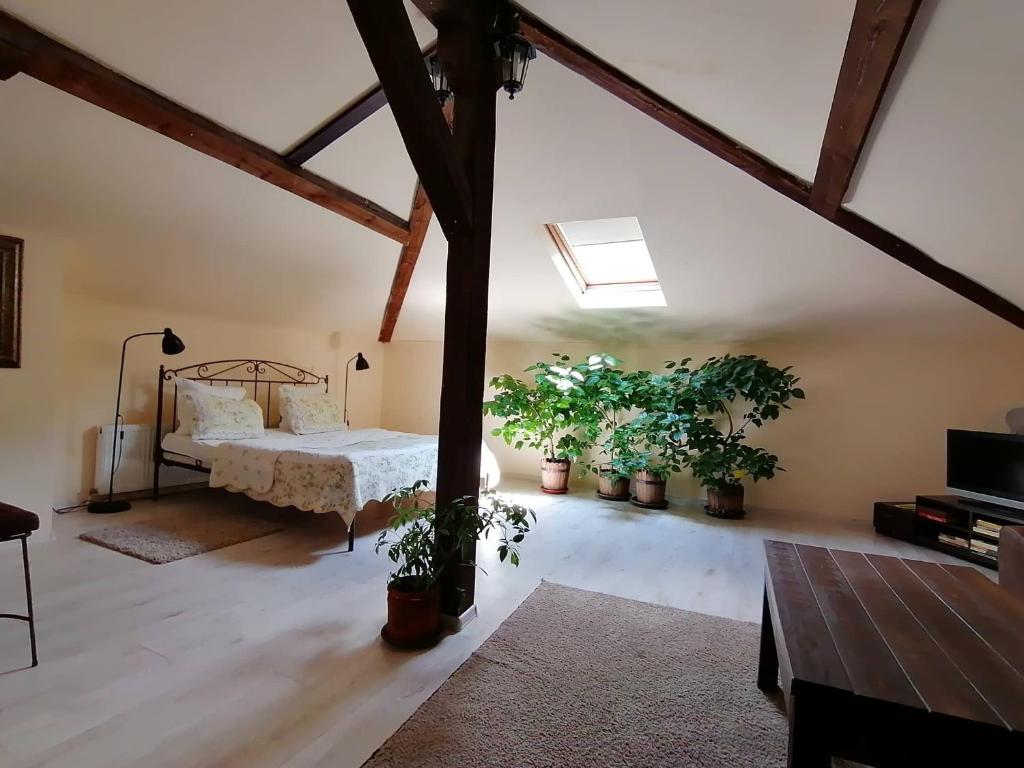 Postel nebo postele na pokoji v ubytování Guest House Verbena