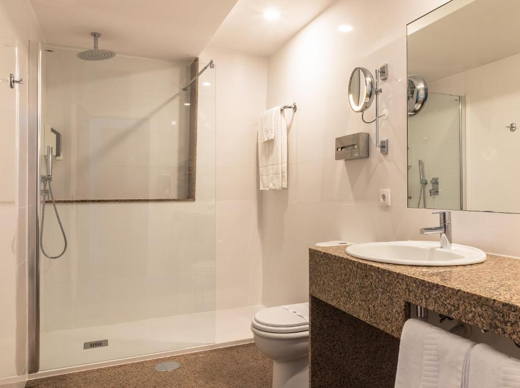 Koupelna v ubytování Hotel Boa - Vista