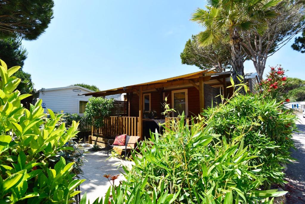 a house with a lot of plants in front of it at Sas Robrecht in Saint-Tropez
