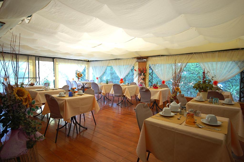 Restaurace v ubytování Antico Borgo Il Cardino