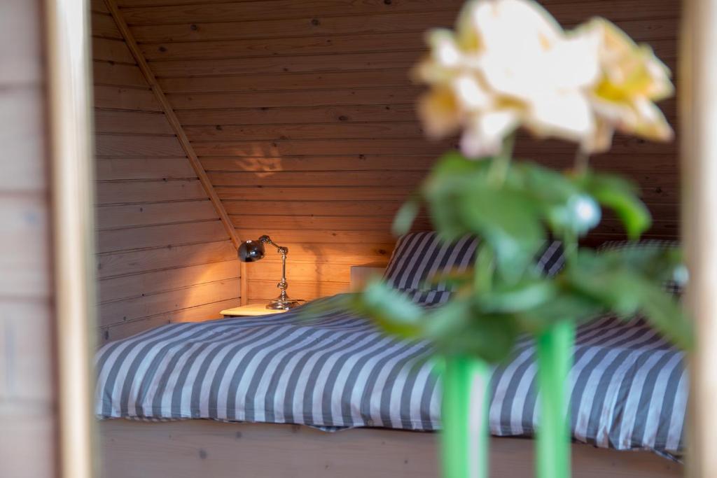 Postel nebo postele na pokoji v ubytování Bajtica Guesthouse