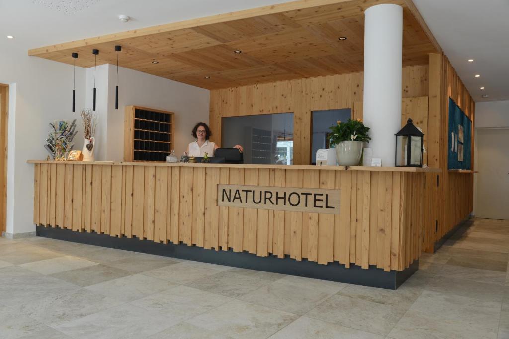 Vstupní hala nebo recepce v ubytování Naturhotel Haller