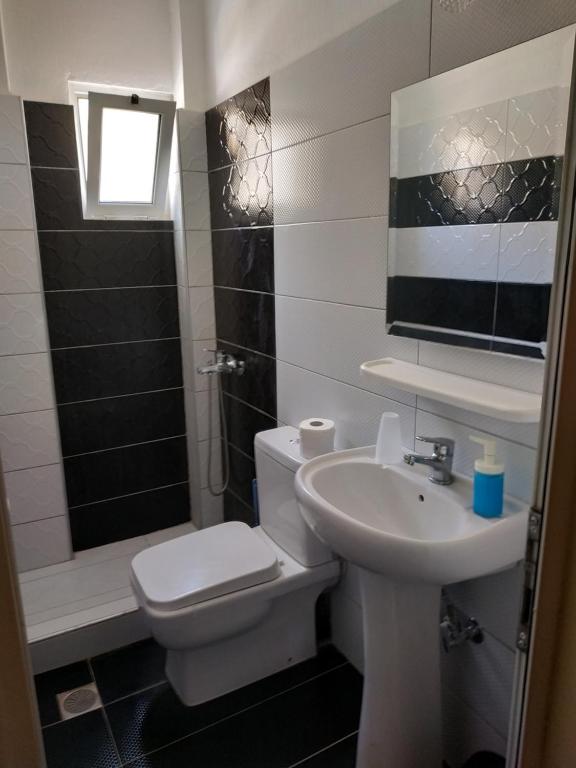 Koupelna v ubytování Filia Apartments