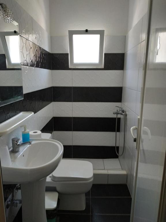 Koupelna v ubytování Filia Apartments