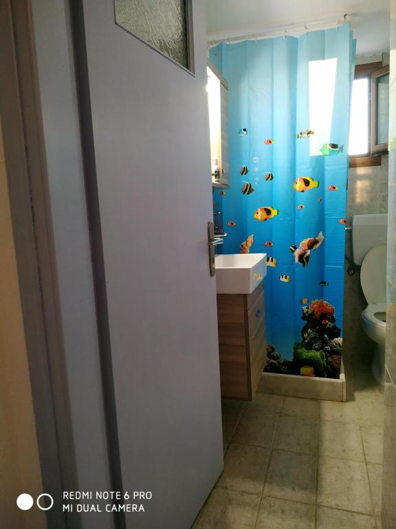 Kúpeľňa v ubytovaní Timos Studios