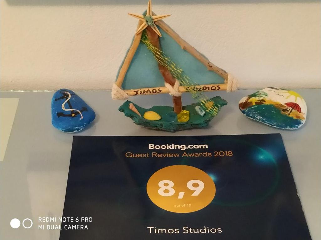 Certifikát, ocenenie alebo iný dokument vystavený v ubytovaní Timos Studios