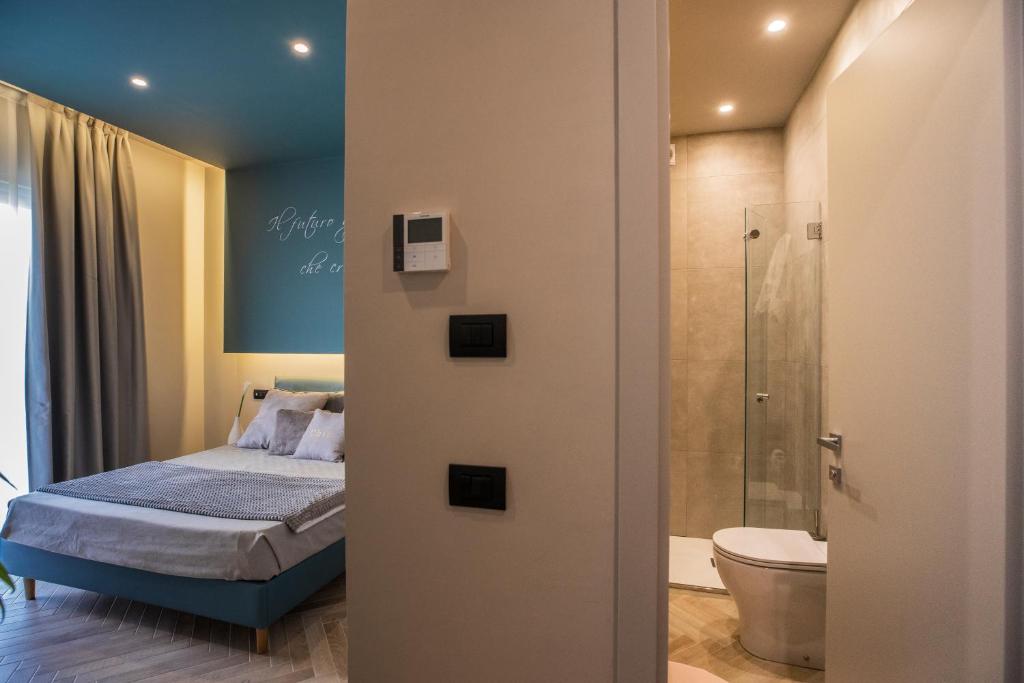 Koupelna v ubytování Hotel Europa