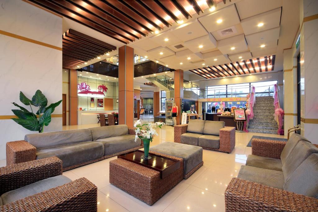 Posezení v ubytování Jin Yong Quan Spa Hotspring Resort