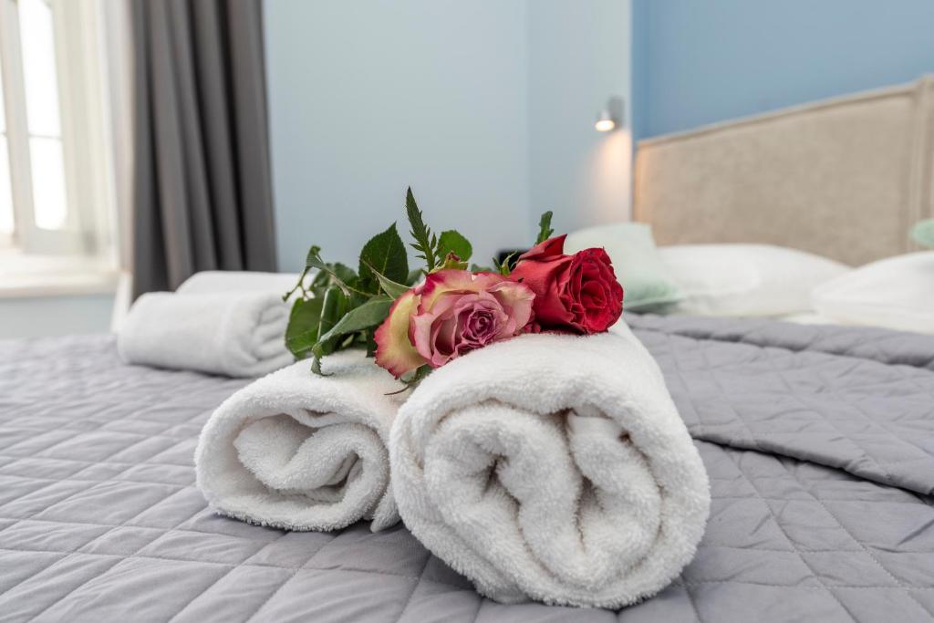 Postel nebo postele na pokoji v ubytování B&A Rooms Zadar