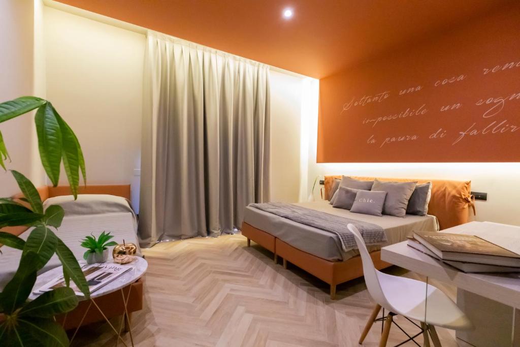 Postel nebo postele na pokoji v ubytování Hotel Europa